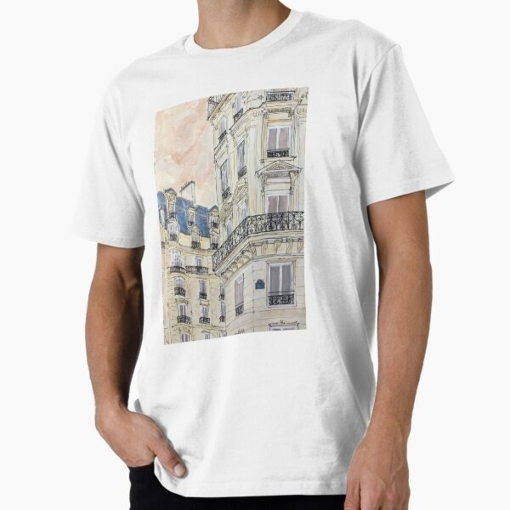 Emily In Paris Outfit Cartoon Style Tee Gift Idea